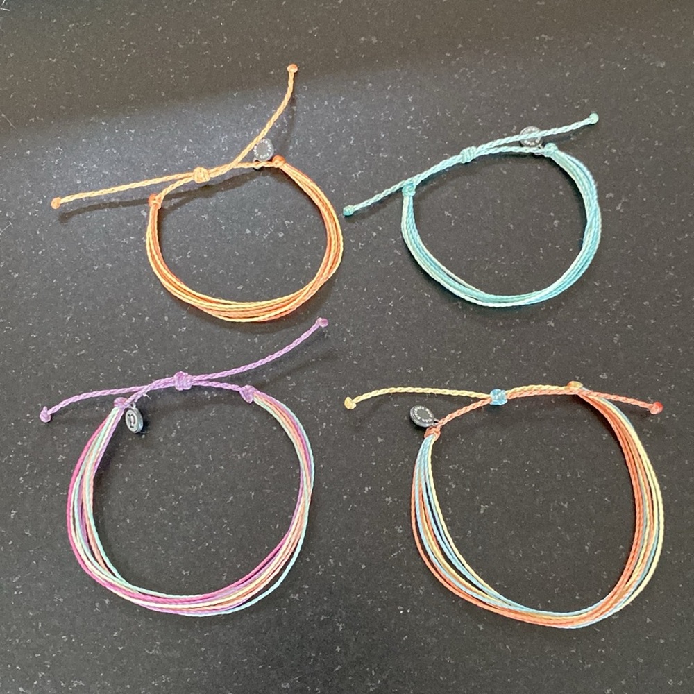 *Bundle* Pura Vida 2 bracelets and 2 anklets, adjustable size, multicolored - Picture 6 of 6